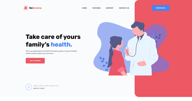 Лендинг для стартапа